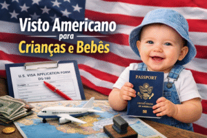 Visto Americano para crianças e bebes em 2026