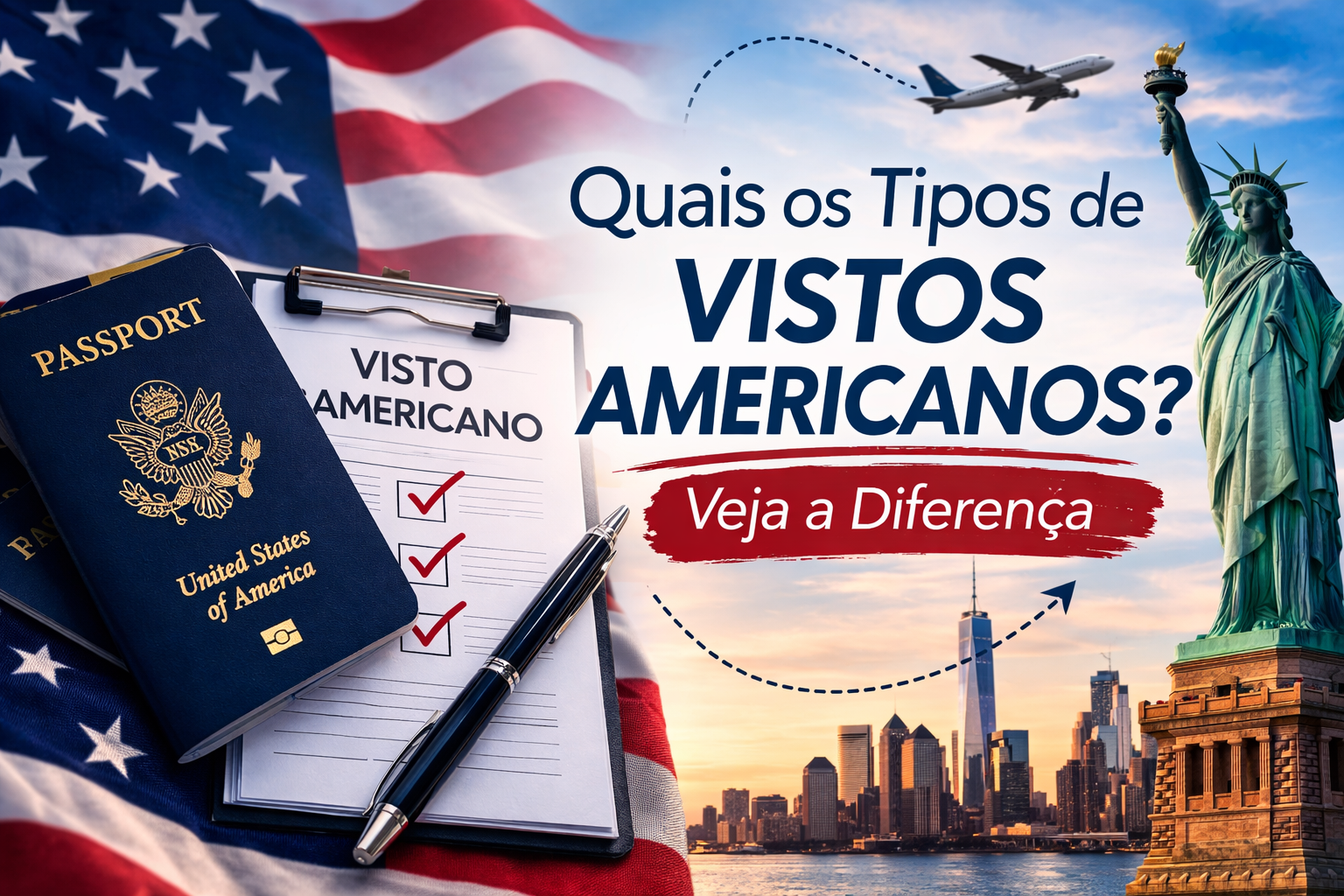 Quais os tipos de vistos americanos