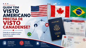 Quem tem visto americano precisa de visto canadense