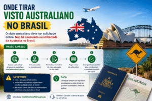 Onde tirar o visto australiano brasil