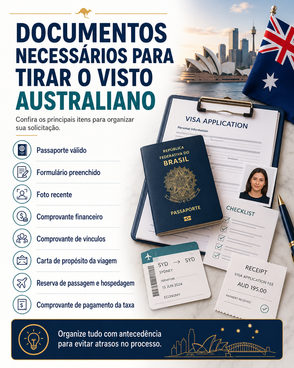 Documentos Para Visto Australiano