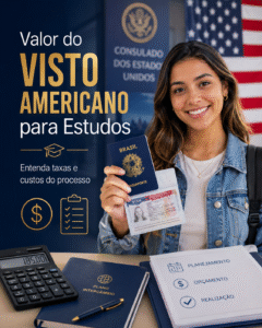 Valor do visto americano estudantes