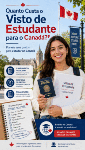 Quanto custa o visto canadense para estudantes