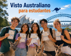 Visto australiano para estudos