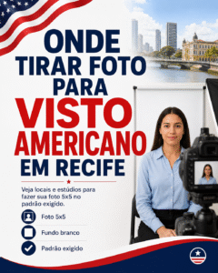 tirar foto visto americano recife