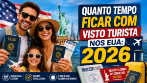 Tempo que pode Ficar com Visto Turista nos EUA