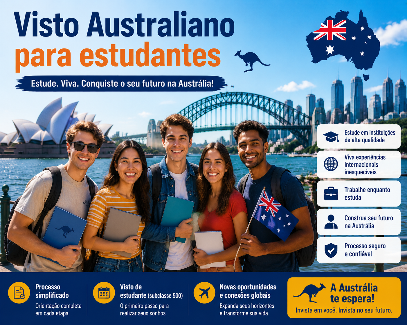 Visto de estudo australiano