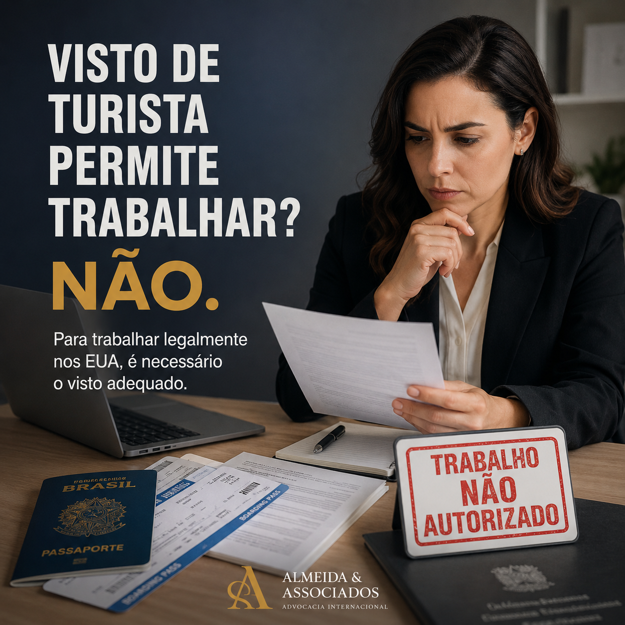 Visto de turismo pode trabalhar no EUA?