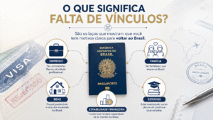 o que significa o visto negado por falta de vínculos