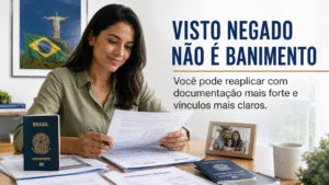 O que significa o visto negado por falta de vínculos?