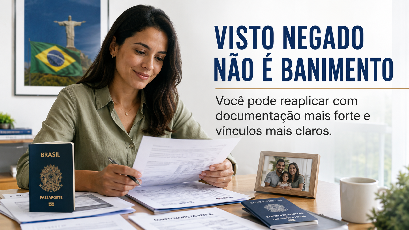 O que significa o visto negado por falta de vínculos?