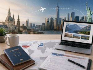 Quem já tem passaporte portugues precisa de visto americano?