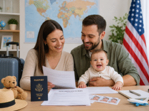 Visto americano bebe