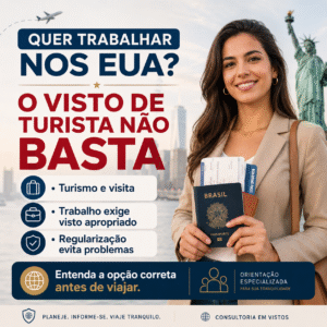 Posso trabalhar com o visto B2?