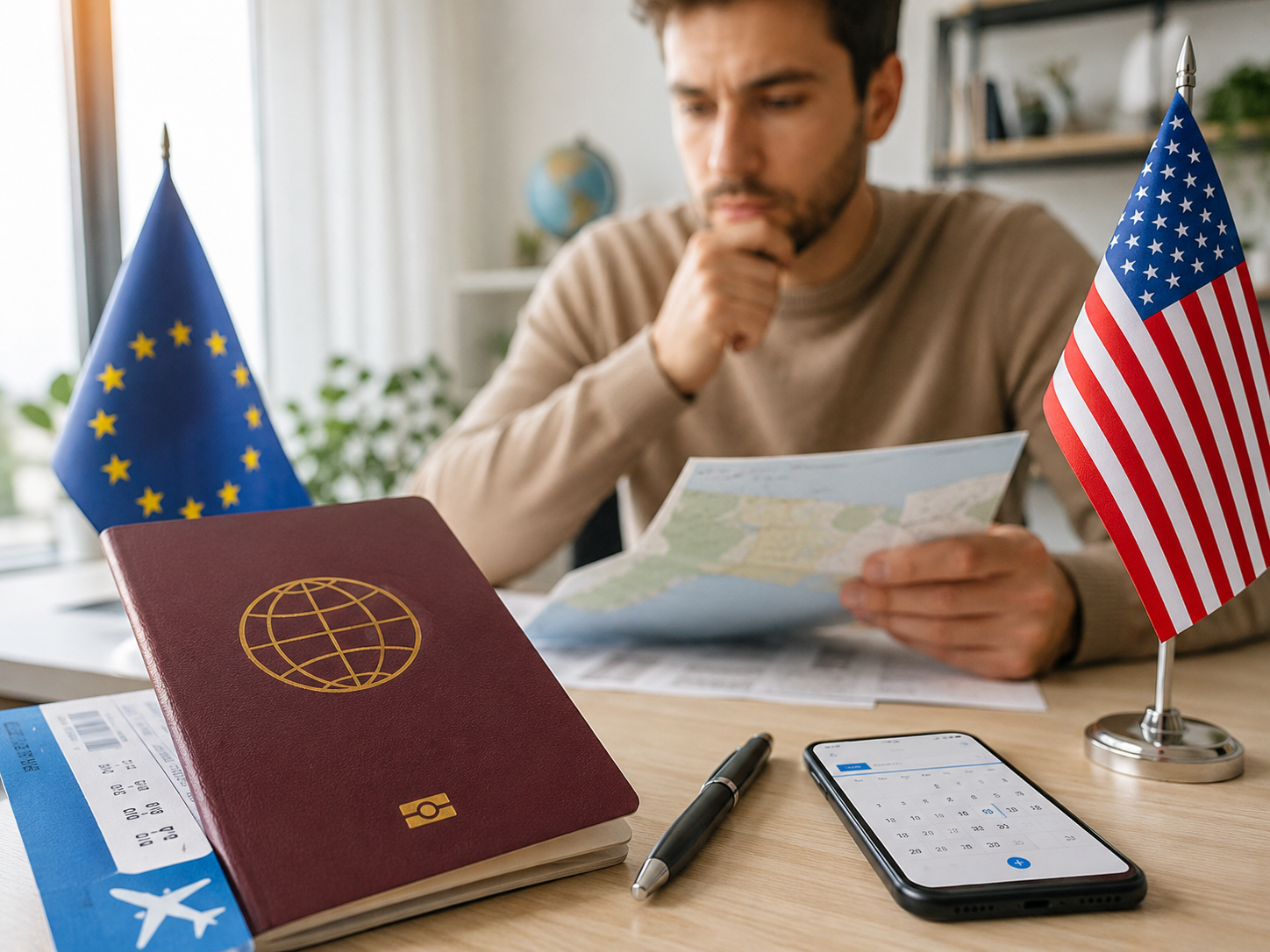 Quem tem passaporte portugues precisa de visto americano?