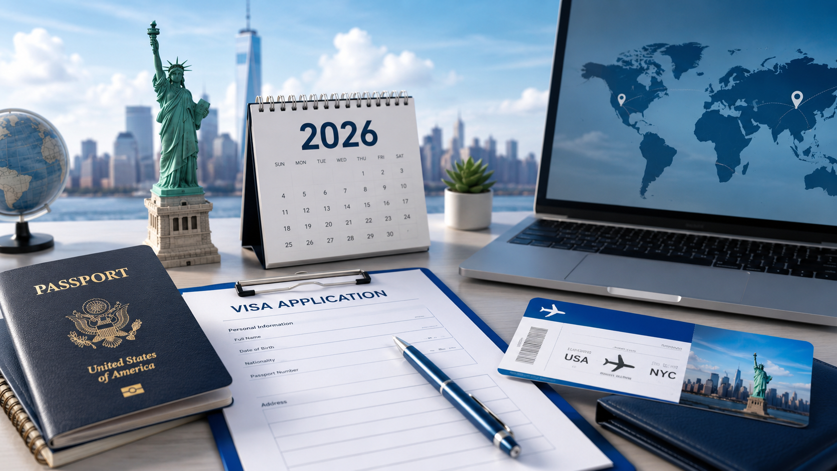 Onde é Mais Fácil Tirar O Visto Americano Em 2026?