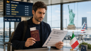 Posso trabalhar nos Estados Unidos com cidadania italiana e ESTA?