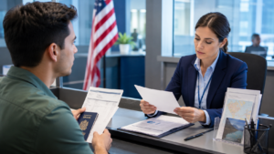 Quais as perguntas que o consulado americano faz?