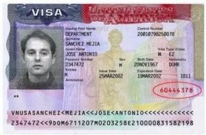 Para que serve o número do visto americano
