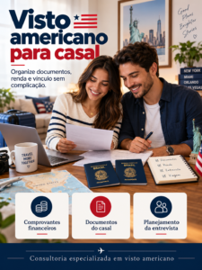 Visto americano casal